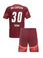 RB Leipzig Benjamin Sesko #30 Vieraspaita Lasten 2024-25 Lyhythihainen (+ shortsit)